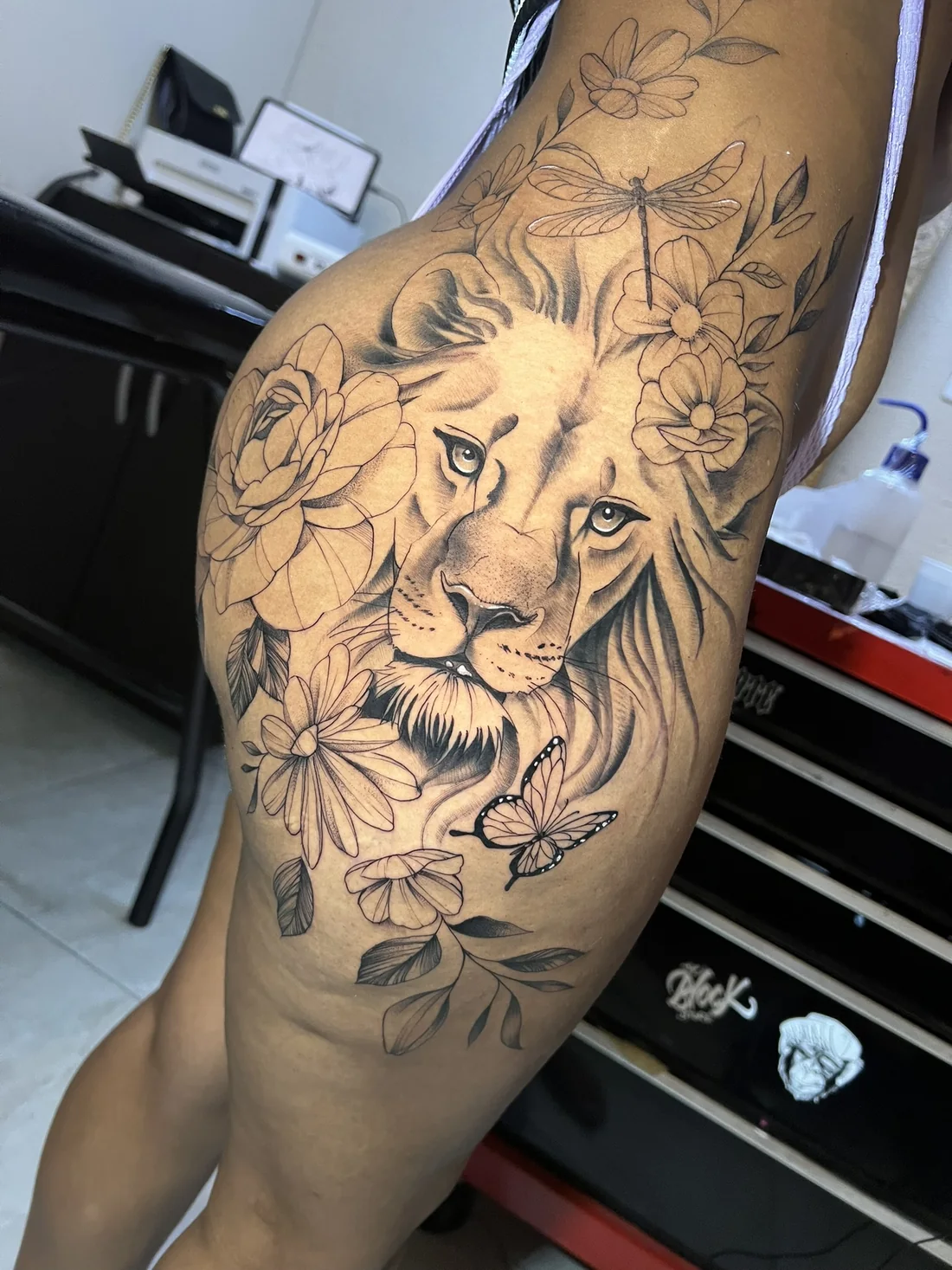 Tattoo finalizada no Bankai Tattoo Studio